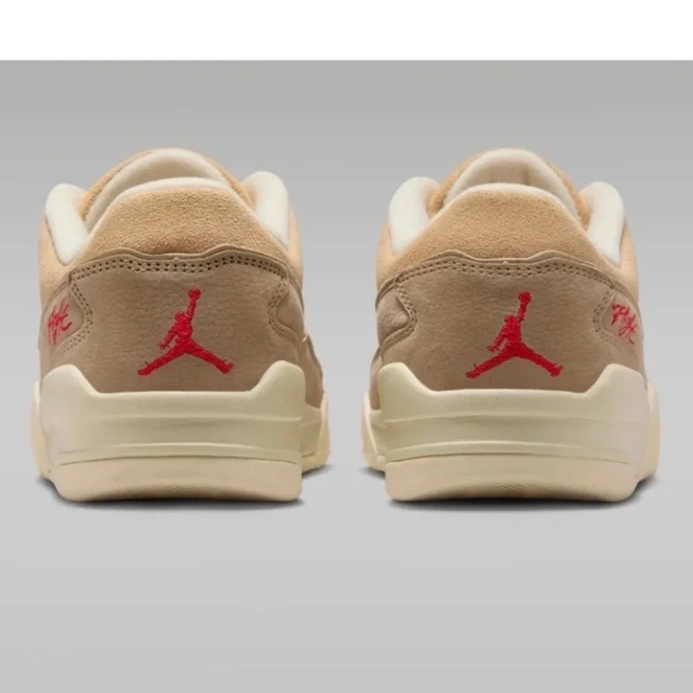 Nike Jordan Flight Court Mushroom Fire Red Desert Camo Men's Size 11 HF3255-201